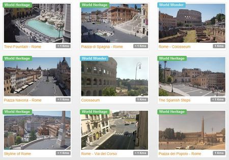 Heimwee naar Rome? Kijk even wat er nu zoal gebeurt in de stad webcam2